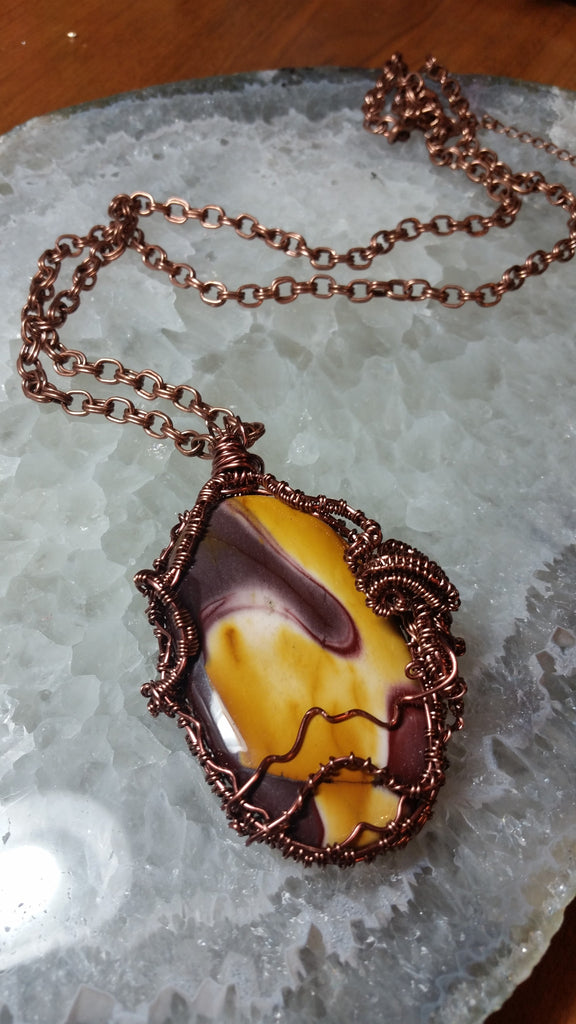 Mookite Pendant in Copper