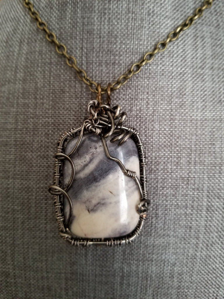 Grey Jasper Pendant