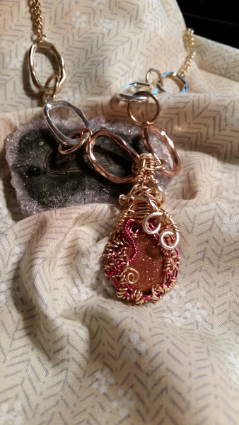 Gold Stone Pendant