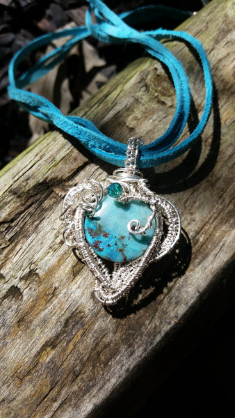 Chrysocolla Pendant