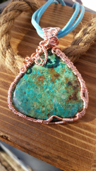 Chrysocolla 114 CT Pendant
