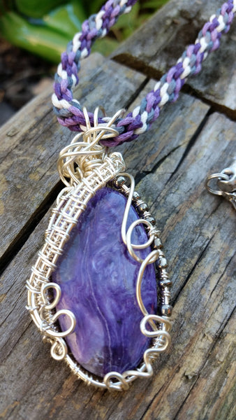 Rare Charoite Pendant