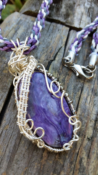 Rare Charoite Pendant