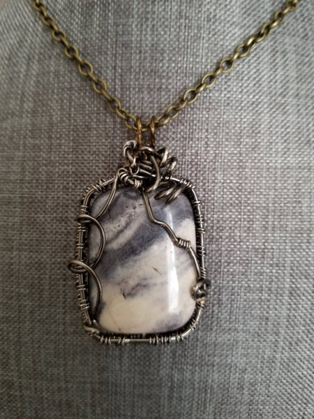 Grey Jasper Pendant