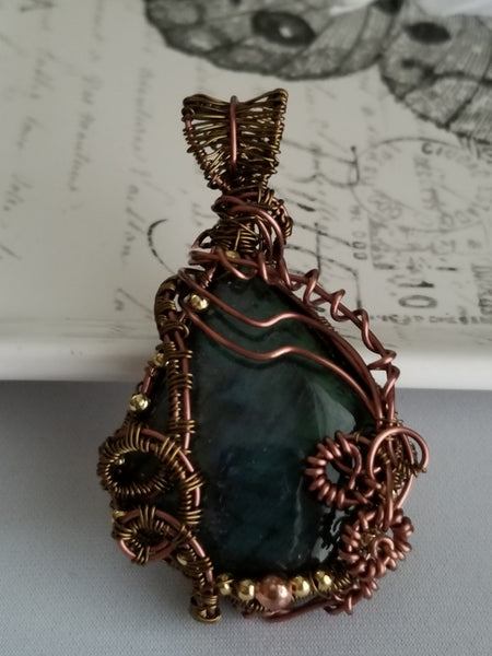 Blue Labradorite Designer Teardrop