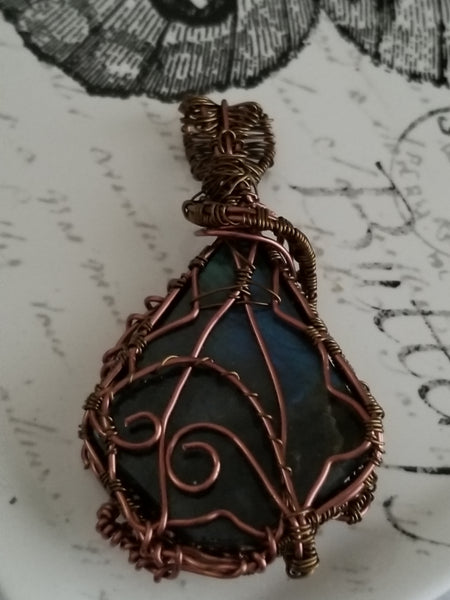 Blue Labradorite Designer Teardrop