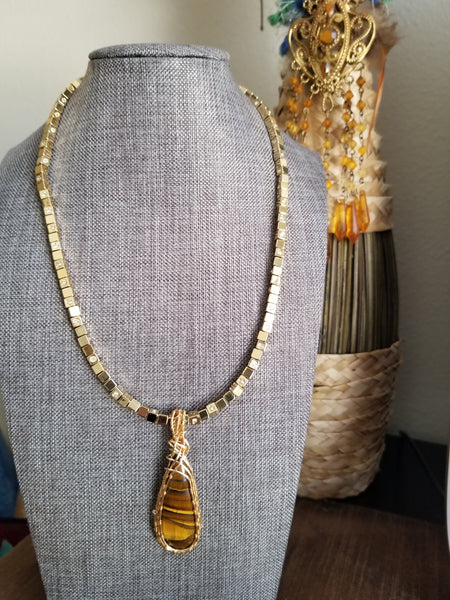 Tiger Eye Teardrop
