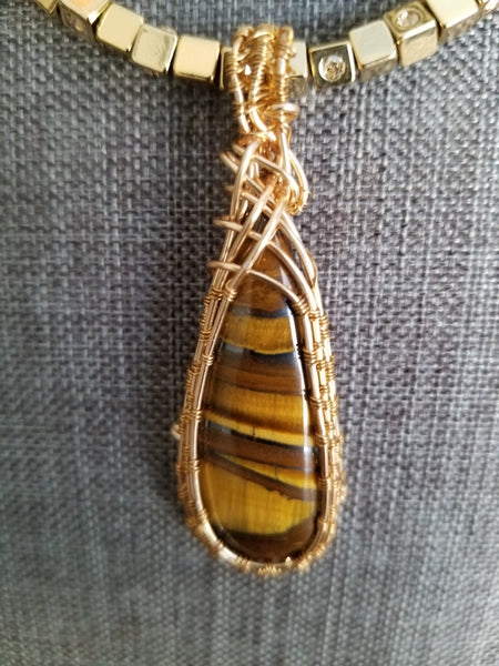 Tiger Eye Teardrop