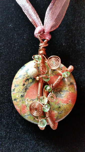 Unikite Copper Pendant